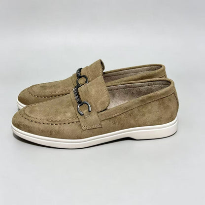 Women's Casual Flat Slip-On Loafers, Comfortable All-Season Shoes