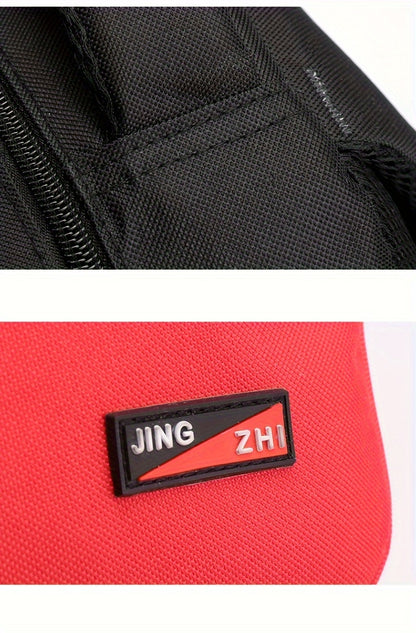 Durable Oxford Fabric Backpack - Spacious, Breathable, Adjustable Strap, Laptop Compartment, Ideal for Hiking, Camping, Travel, School  Work - High 46cm, Long 32cm, Thick 19cm, School Backpack   Adjustable Strap Backpack   D