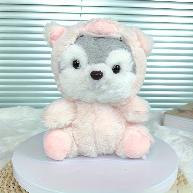 20cm/7.87in Cute Husky Doll Plush Toy, Hanging Ornament Decoration Gift