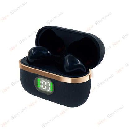 2025 New Style True Wireless semi in-ear sports music headset mini Earbuds TWS HIFI bass Stereo HD calling Stereo Earphones for Android for iPhone Cellphone gaming Earpieces smart couples headphones