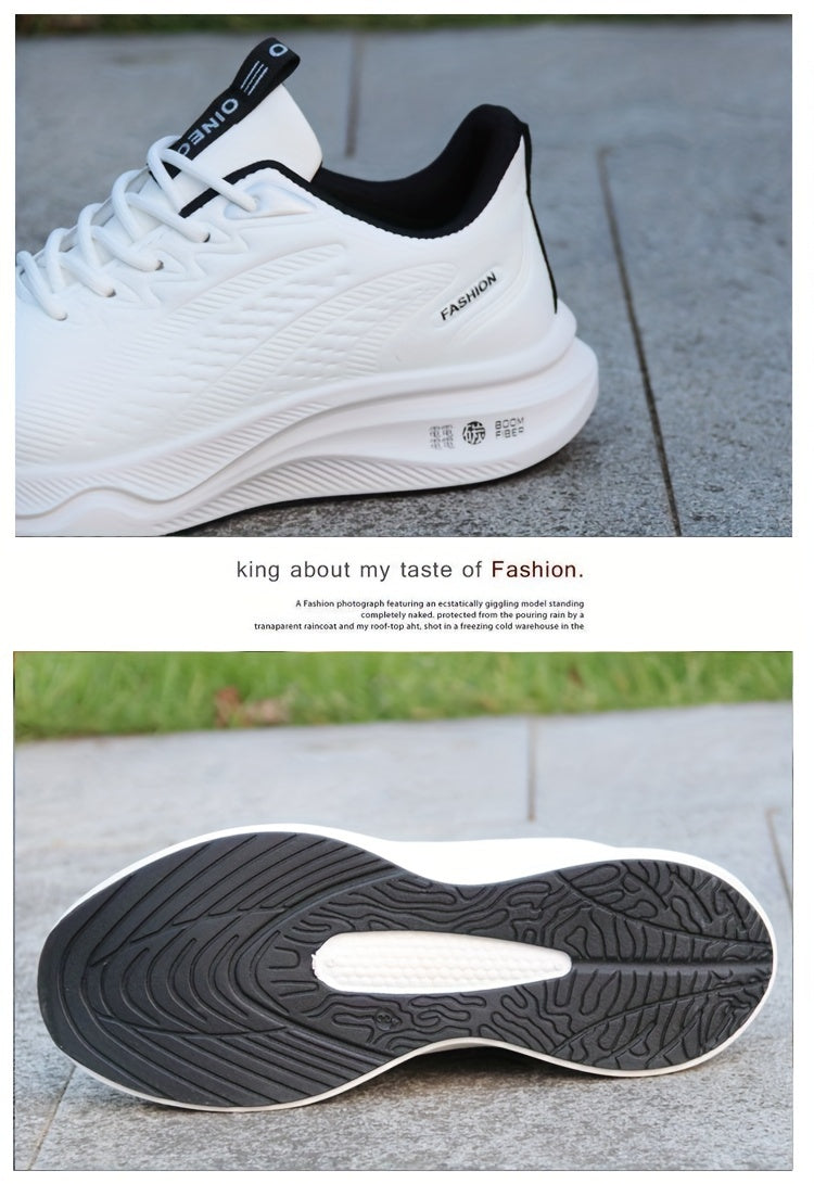 Men'S Shoes for Autumn And Winter, Versatile Work Shoes, Trendy And Fashionable, Non-Slip, Lightweight Sports Shoes for Students, Running Shoes for Boys - ayq