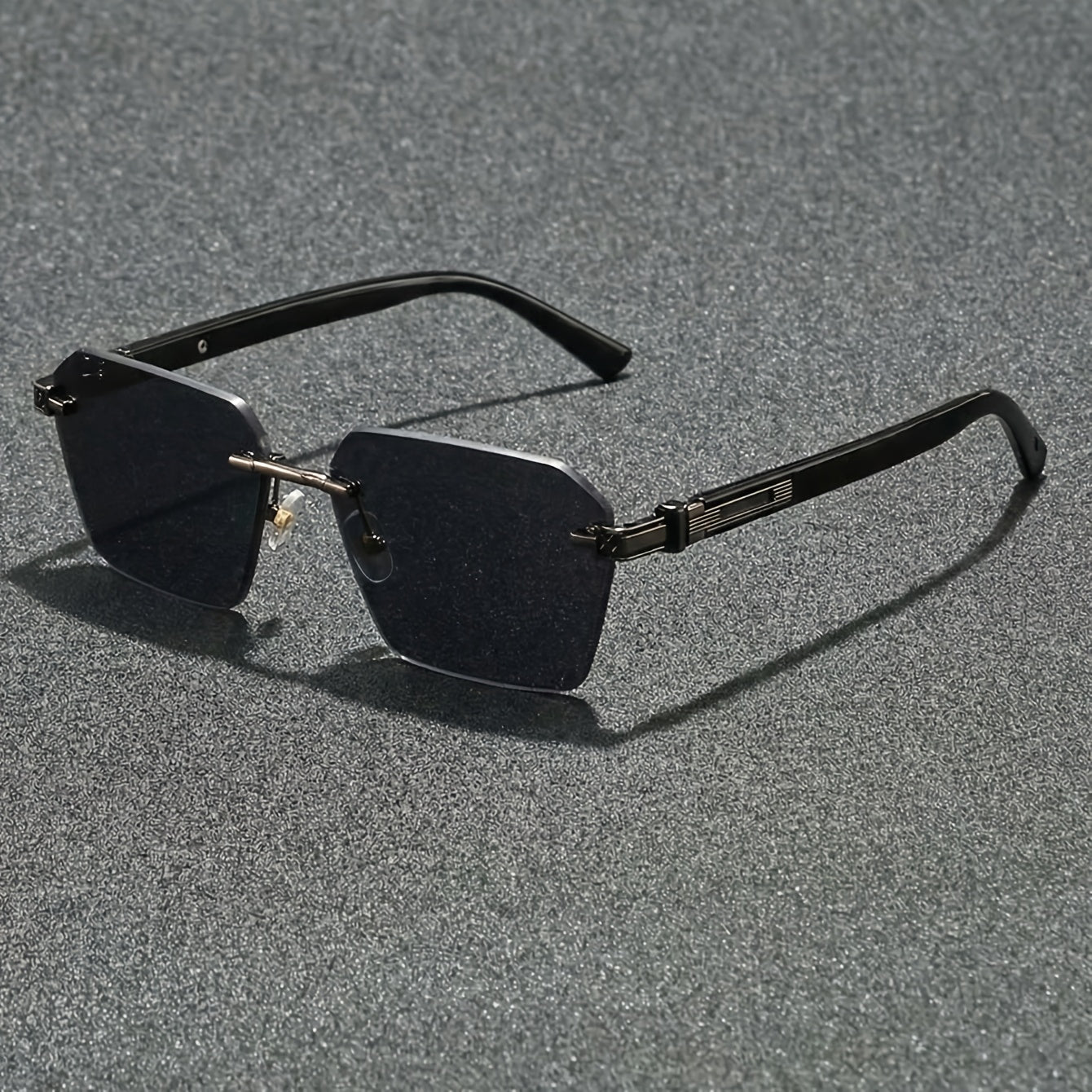 Rimless Vintage UV400 Copper Frame Fashion Glasses for Men & Women