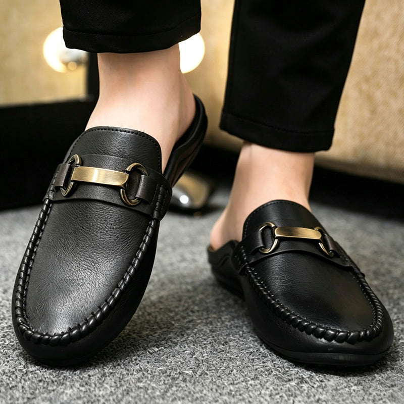Men's Slip-On Loafers Soft Sole Casual Moccasins Brown Black