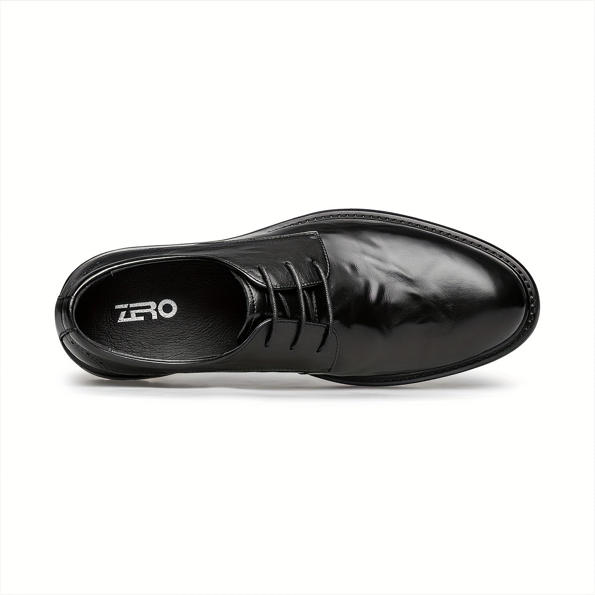 Men's Handmade Leather Derby Shoes Business Formal Low Top