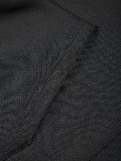 Autumn Winter Men's Hooded Sportswear Set, Simple Classic Versatile Outfit with Zip-Up -Lined Warm Jacket and Drawstring Sweatpants for Casual Leisurewear