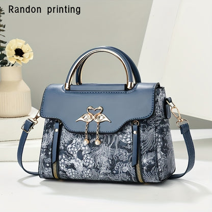New Stylish Women'S Handbag, Fashionable Tote, Shoulder And Crossbody Bag, Fresh Design for Ladies