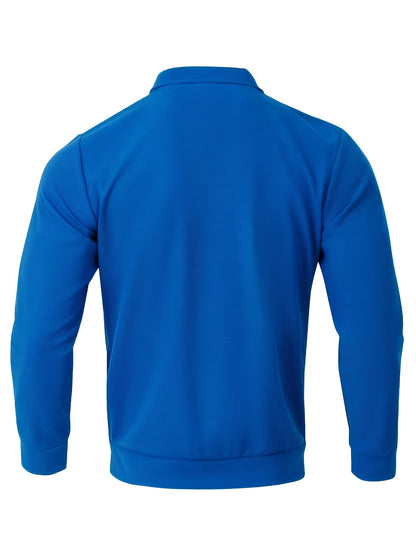 Men's Spring/Fall Sporty Lapel Waffle Knit Zip Jacket