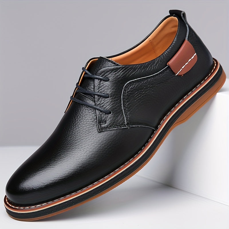 Men's Casual Business Shoes Soft Sole Non-Slip Leather