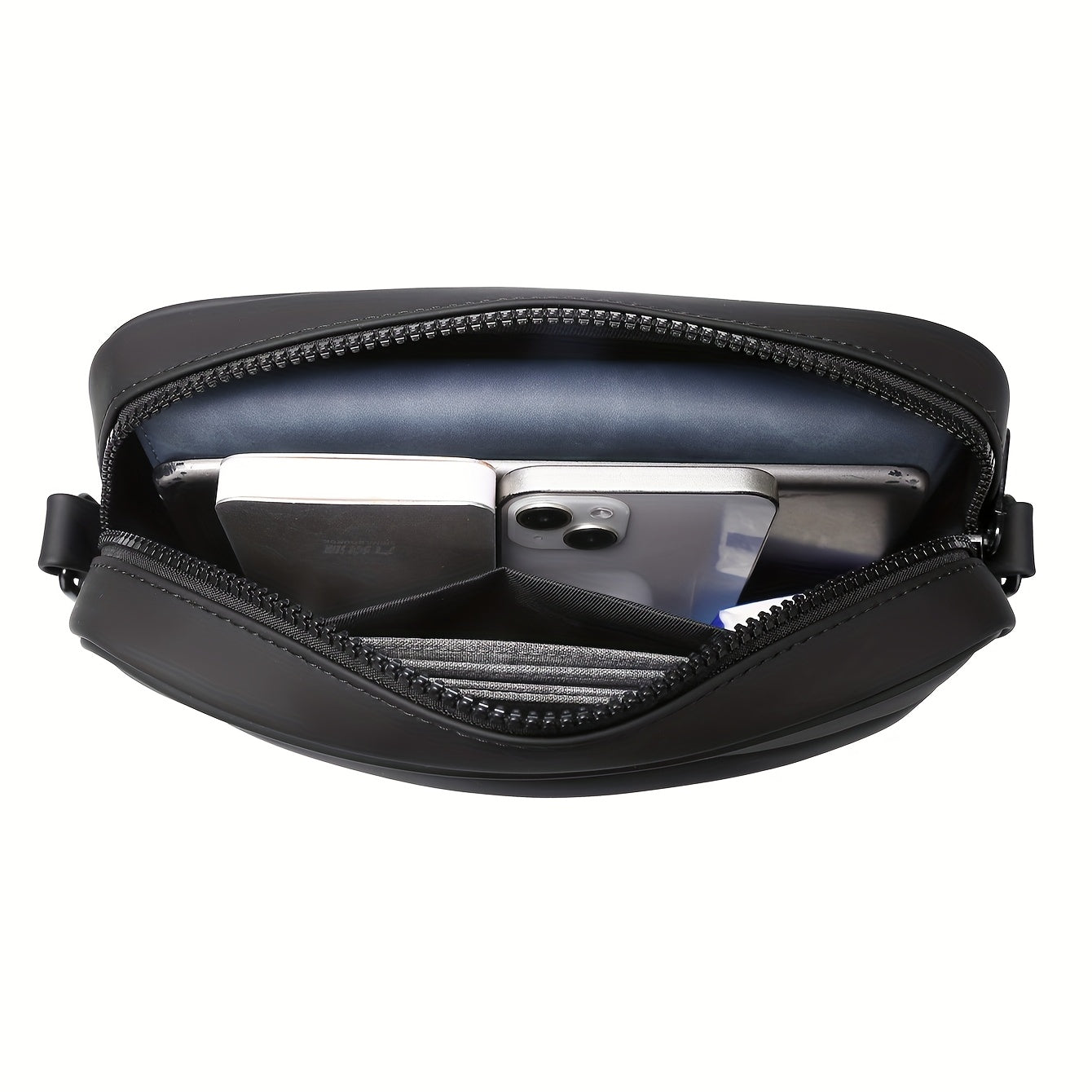 Men's Crossbody Bag with Adjustable Strap - Sleek Minimalist Purse, Spacious Interior for Everyday Commute, Formal  Casual Outings - Durable Crossbody Backpack for Men