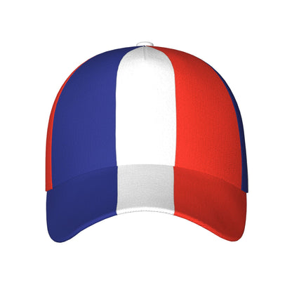 French Flag Baseball Cap Unisex Casual Street Style Lightweight Hat