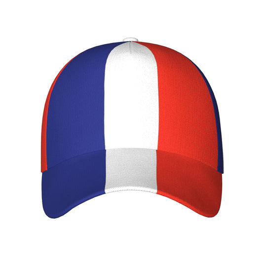French Flag Baseball Cap Unisex Casual Street Style Lightweight Hat - ayq