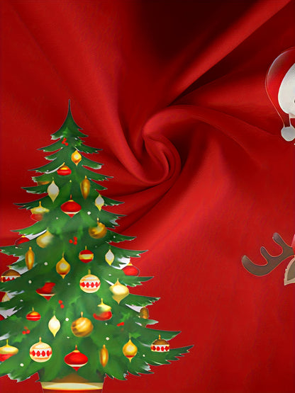 Christmas children's hooded sports outfit, cute girl's spring-autumn casual outfit, suitable as a birthday gift or daily children's clothing set, Perfect for Outdoor