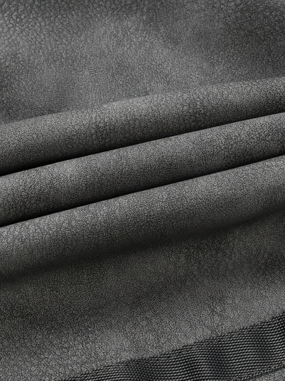 Men'S Heavy-Duty Full-Zip Jacket - Thick Winter Coat with Full-Zip Closure, Lapel Collar, Non-Stretch Fabric - Cold Weather Outerwear for Formal & Casual Events, Winter Jacket, Formal Event Attire, Sleek Design, Durable Const