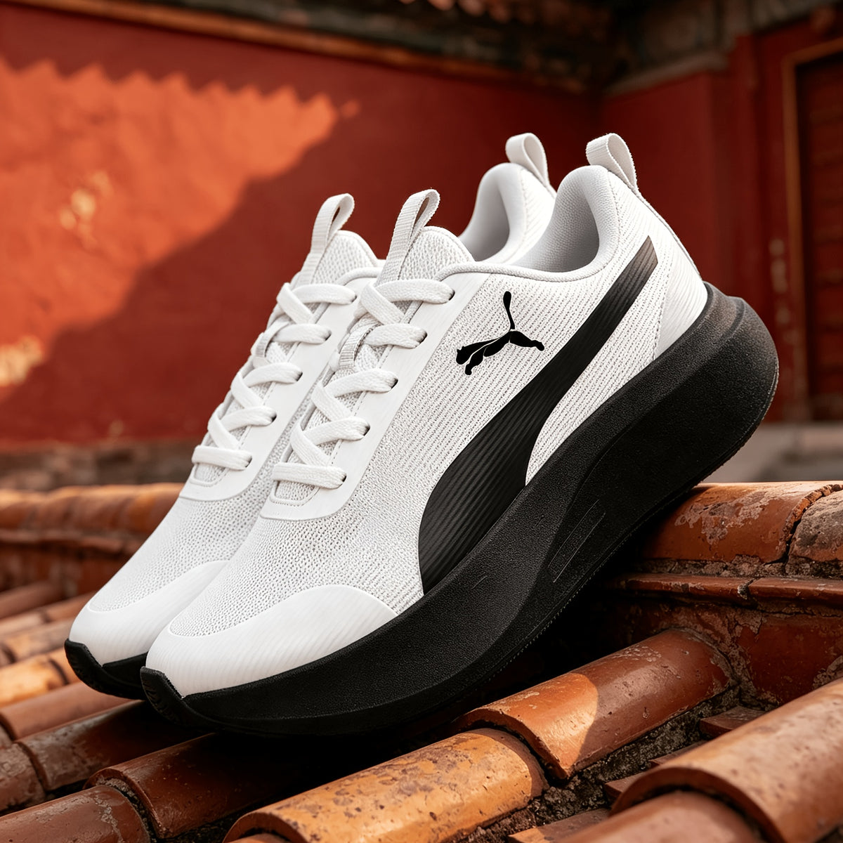 Lightweight Casual Fabric Shoes with Lace-Up for All Seasons