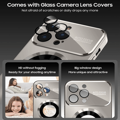 Magnetic Shockproof iPhone 18 Pro Max Case with Lens Protector