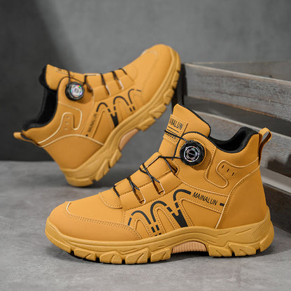 Men's Casual Chukka Boots for Hiking and Outdoor Use