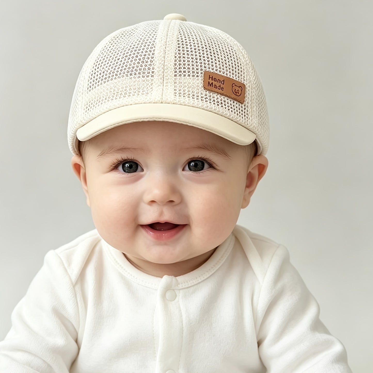 Breathable Cotton Plaid Duckbill Hat for Toddlers 6-24 Months