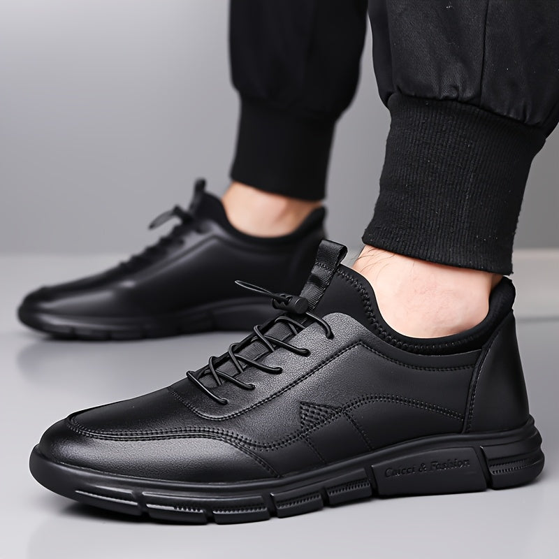 Men'S Stylish Business Casual Shoes with Lightweight, Soft Soles, Shock Absorption, And Comfortable, Non-Slip Design - ayq