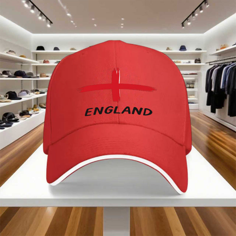 Adjustable England Cross Baseball Cap for Men & Women