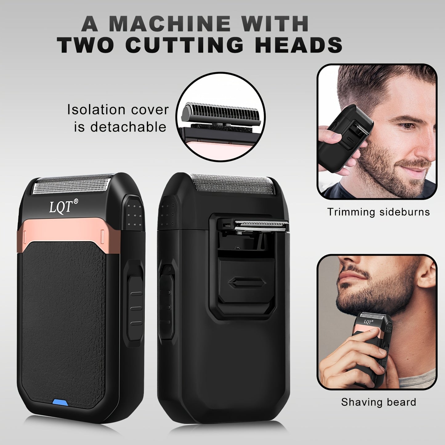 LQT 1pc/2pcs/3Ppcs Electric Hair Clipper Set/Designed for Men/Unique Graffiti Style/Men'S Grooming Kit/Beard Trimmer And Razor/Portable Home Hairdressing Tool/Men'S Gift/Father'S Day/Birthday Gift/Christmas Gift - ayq