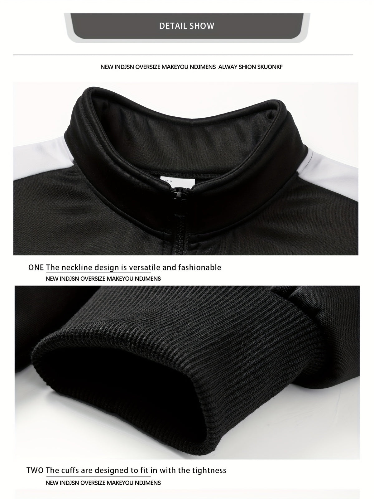 Men's Slim-Fit Full-Zip Softshell Jacket with Stand Collar