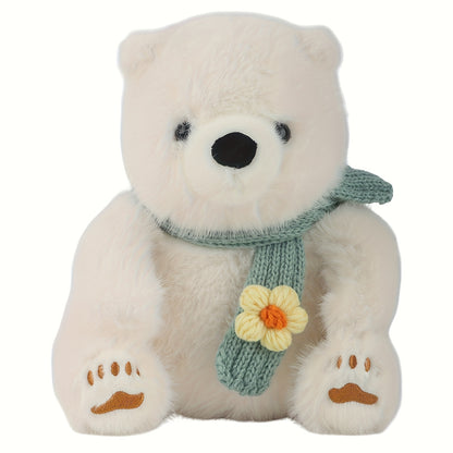 25Cm/9.84In Polar Bear And Kawaii Panda Plush Toys - Ultra Soft Stuffed Animals, Ideal Cuddly Gifts for Boys And Girls for Birthdays, Parties, Holidays, And Home Decoration