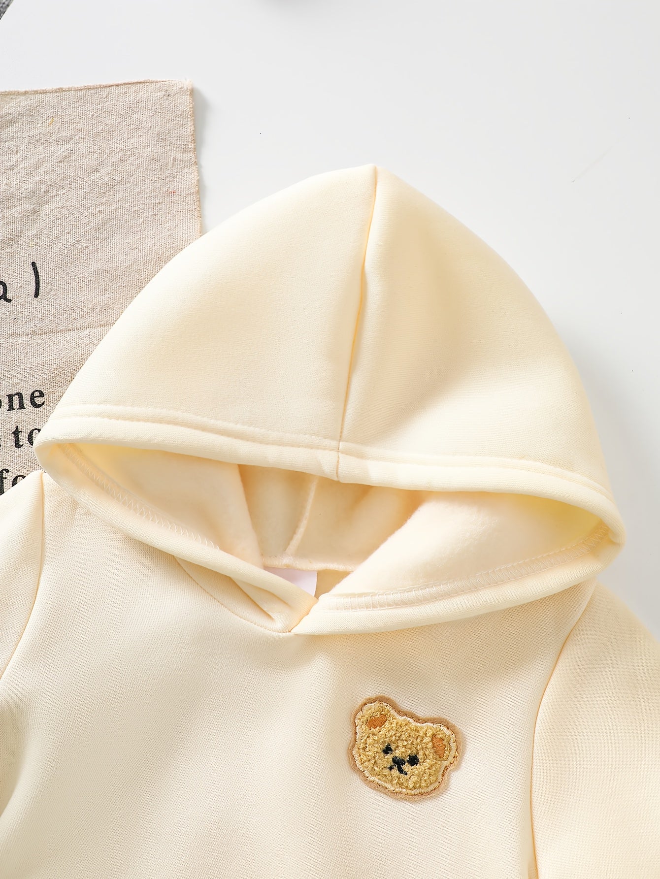 Baby Boys' Velvet Hoodie Set for Fall and Winter Casual Wear
