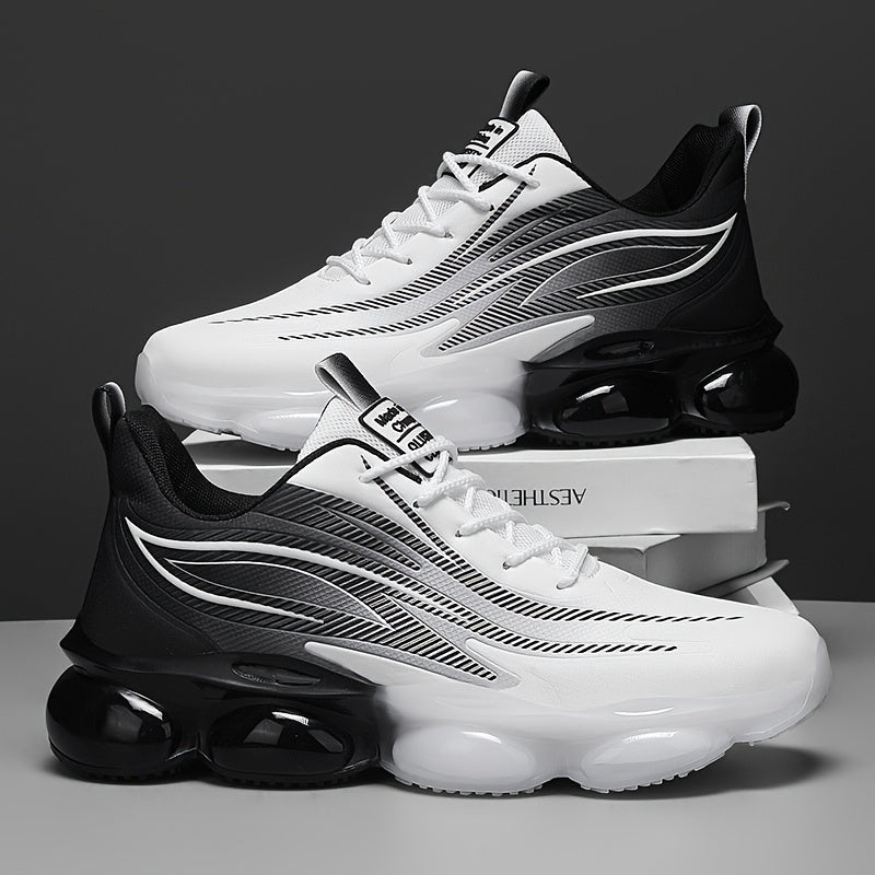 Men's Breathable Mesh Running Sneakers with Air Cushioning, Comfortable and Breathable to Wear - ayq