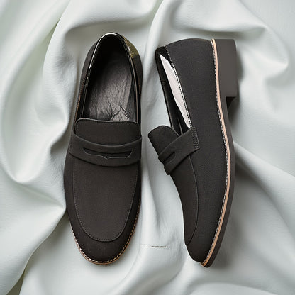 Italian-Style Matte PU Loafers for Casual Everyday Comfort