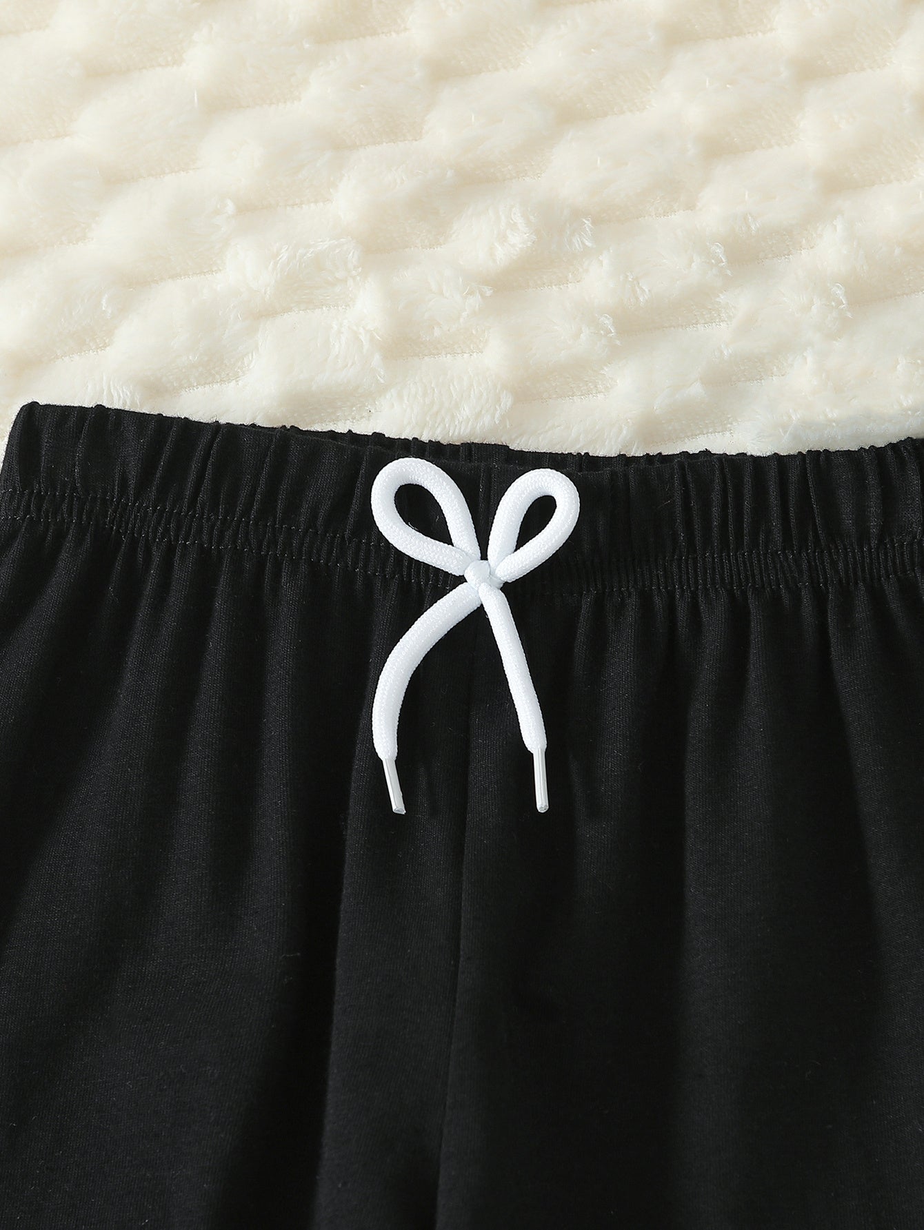 Boys' Casual Zipper Teddy Bear Print Cotton Spring Pants Set