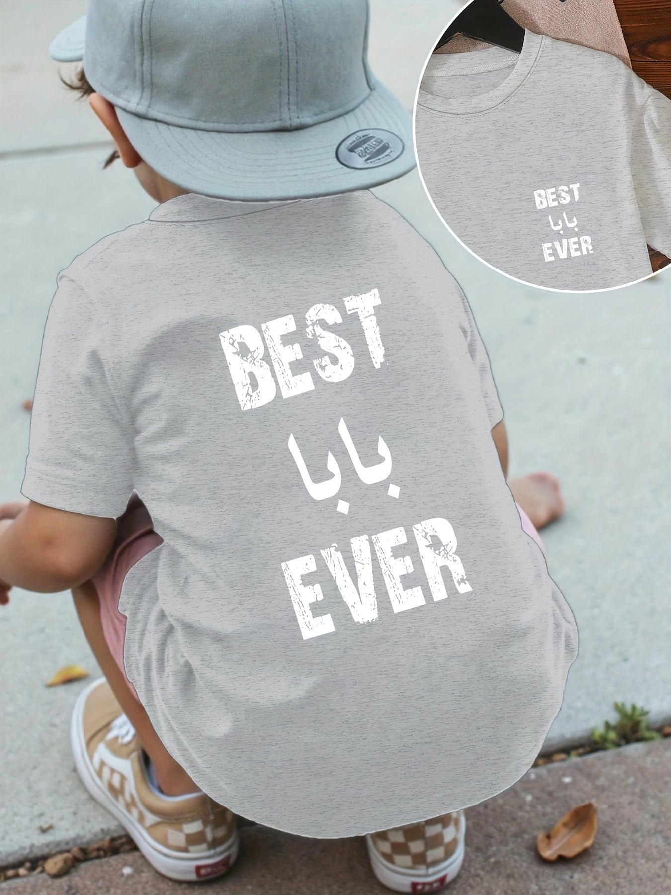 Boys' Casual Cotton Crew Neck Short Sleeve T-Shirt Spring/Summer