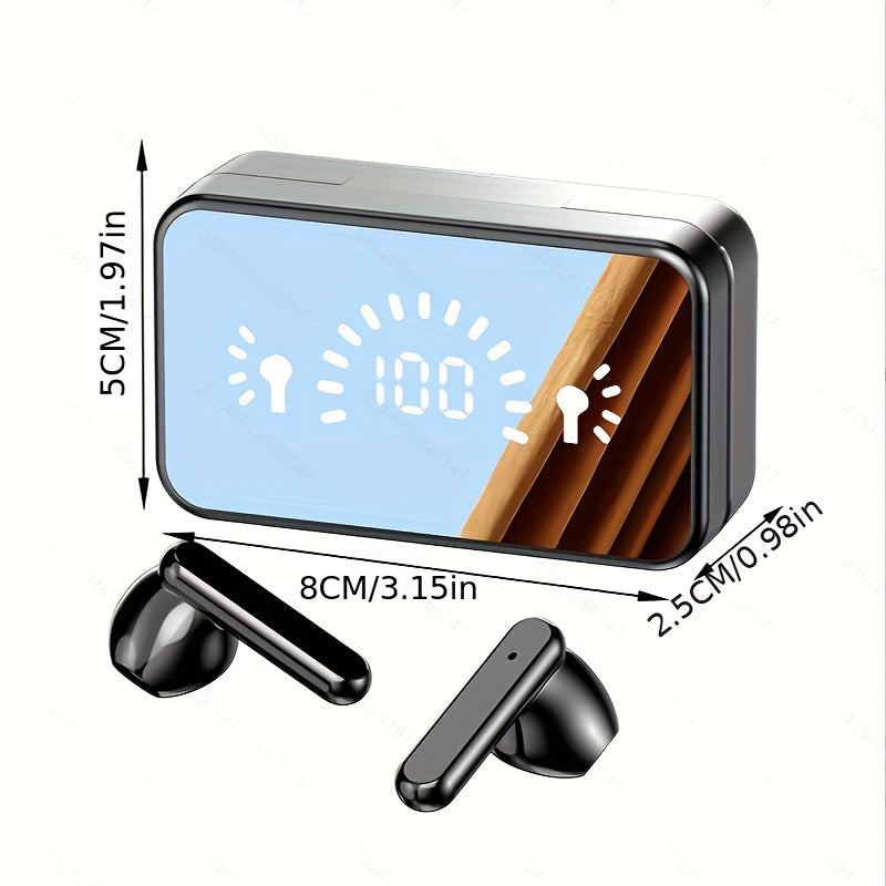 Wireless In-Ear Sport Earbuds with Power Bank & LED Display
