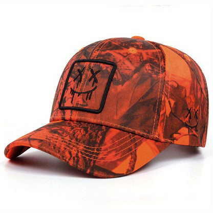 2025 New Men'S Outdoor Sports Baseball Cap - Adjustable Snapback, Polyester, Casual Style with Stylish Graphic Design, Baseball