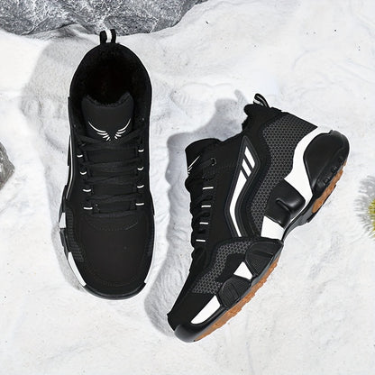 Men's & Women's Heavy-Duty All-Season Ankle-High Winter Boots Sneakers - Thick Warm Traction Rubber Sole, Casual Outdoor Shoes for Snow, & Daily Wear, Shoes For Men, Trainers, Trainers For Men, Sneakers Shoes For Men, Winter