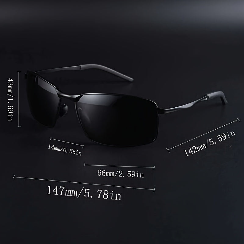 Men's Polarized UV400 Stainless Steel Driving Sunglasses