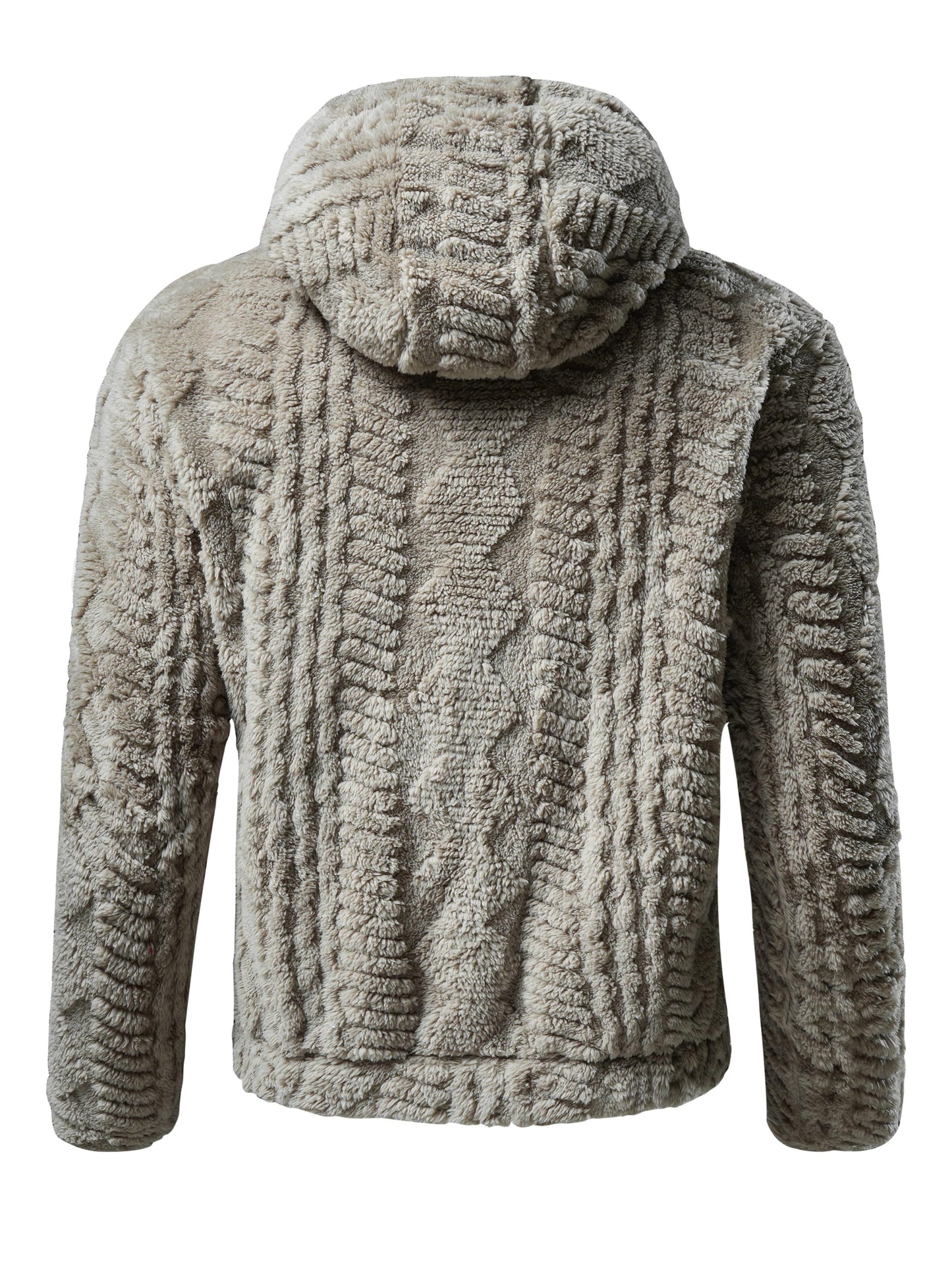 [Elson OBM] Solid Color Fashion Hooded Jacket, Long Sleeve Zip-Up Outerwear, Windproof and Warm, Comfortable for Autumn and Winter, Ideal as a Gift