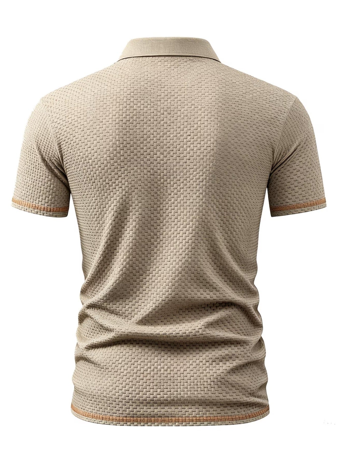 Youth Polo Shirt for Teens - Sporty Geometric Print, Summer Breathable