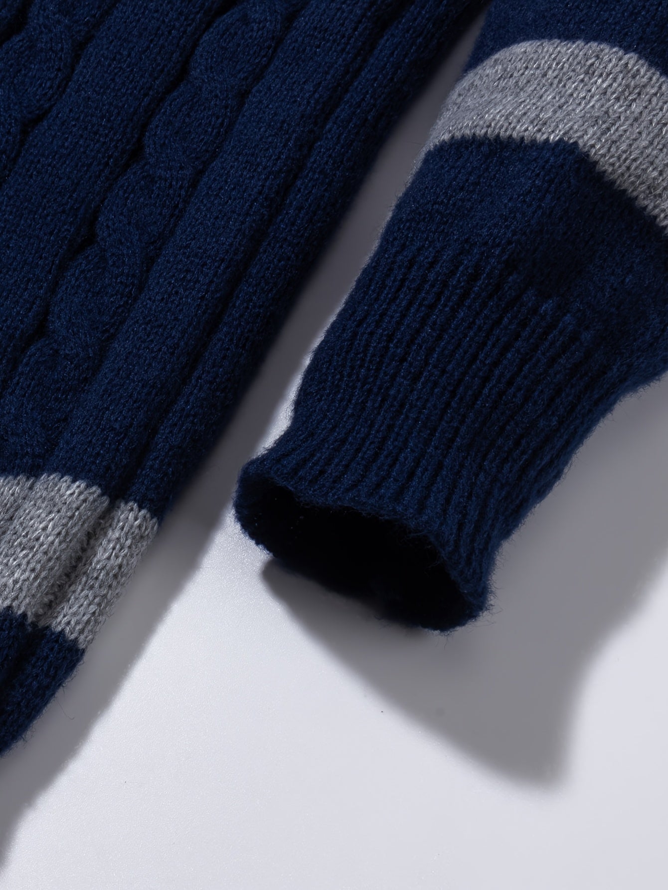 New Fashion Versatile Casual Men's Knit Pullover