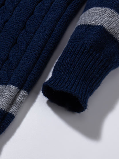 New Fashion Versatile Casual Men's Knit Pullover