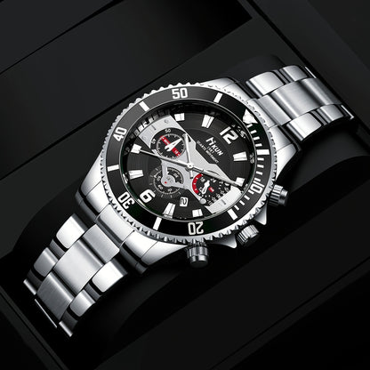 7pcs Men'S Luxury Business Gift Set - Elegant Watch, Wallet, Glasses, Keychain, Greeting Card & Gift Box - Perfect for Christmas, Halloween, Birthday, Christmas Gift Set|elegant Gift Box|durable Gift Box, Gift Box For Men