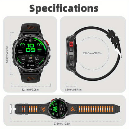 2026 Men’s Smart Watch 1.7” HD Display, 120+ Sports Modes