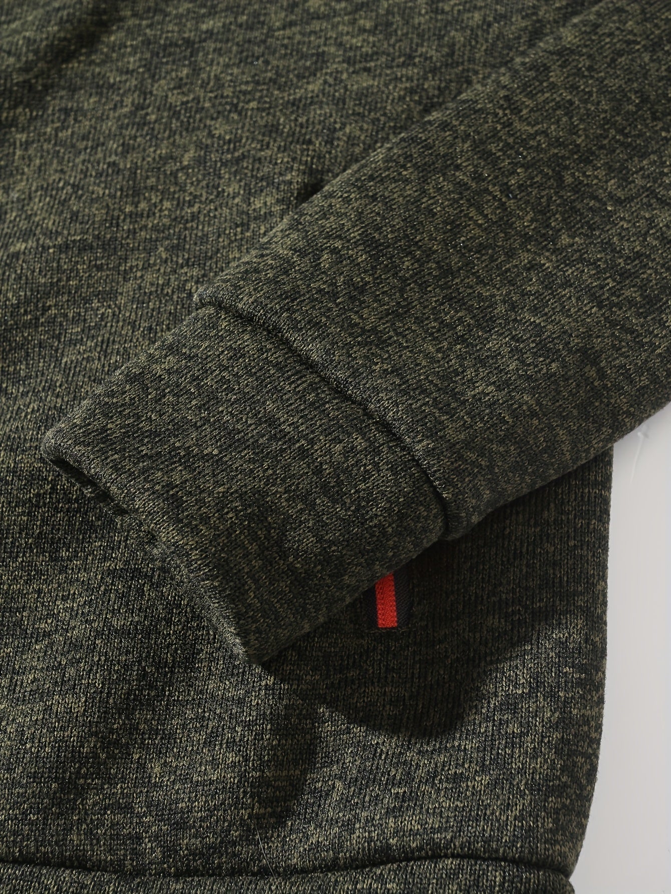 Men's Sporty Full-Zip Stand Collar Sweatshirt - Long Sleeve Casual Pullover with Neon Green Accents, Solid Color Non-Stretch Fabric, Regular Fit for Fall Winter