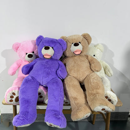95Cm/37.4In Cartoon Plush Doll Large Bear Stuffed Toy Home Essentials Soft Plush Animals Big Bear Home Decor Party Adorable for Children Ideal Gift for Birthdays And Holidays