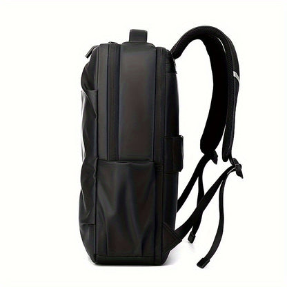 Tic-Tac-Toe Men'S Lightweight Large Capacity Backpack - Casual Minimalist Design with Multiple Compartments, Durable Fabric for Outdoor Travel, Commuting  Work, Travel Backpack, Commuting Bag, Modern Backpack, Sturdy Constru