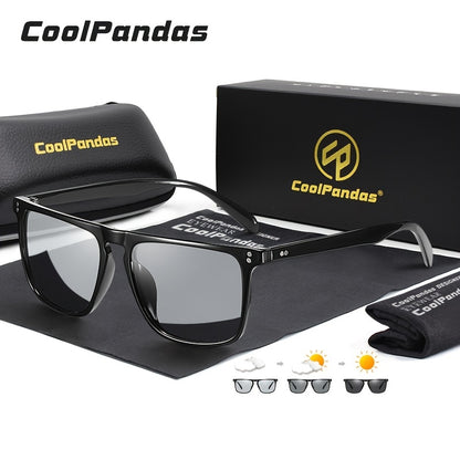 Photochromic Full Rim Sunglasses for Men and Women, UV Protection