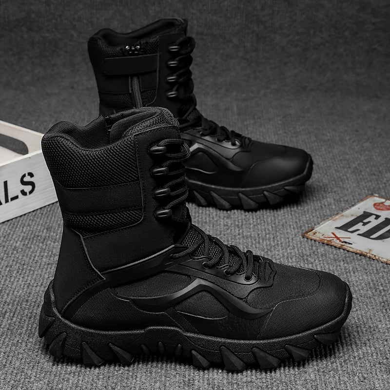 Men's Lightweight Breathable Hiking Boots with Anti-Slip Sole