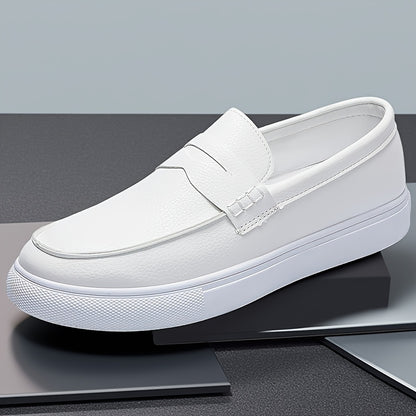 Men's Casual Slip-On Loafers with Non-Slip PVC Sole