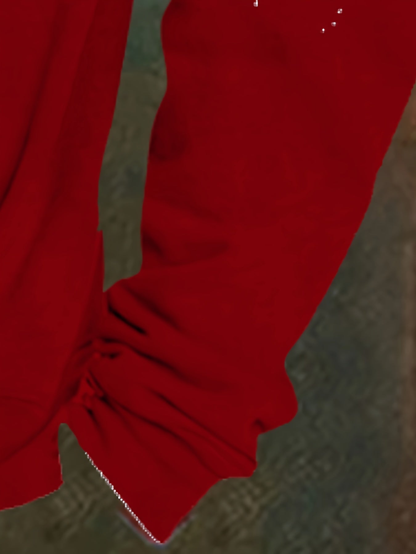 Men'S Plus Size Long Sleeve Henley Shirt with Forest & Deer Application, 100% Polyester Knit Fabric, Regular Fit Sporty & Party Top with Collared Neck and Slight Stretch - Printed Design