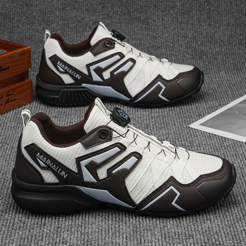 Men's Lightweight Trail Running Sneakers with Breathable Fabric