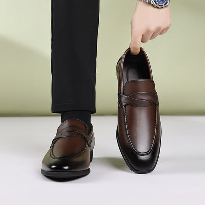 Men's Slip-On Casual Loafers Business Dress Shoes All-Season